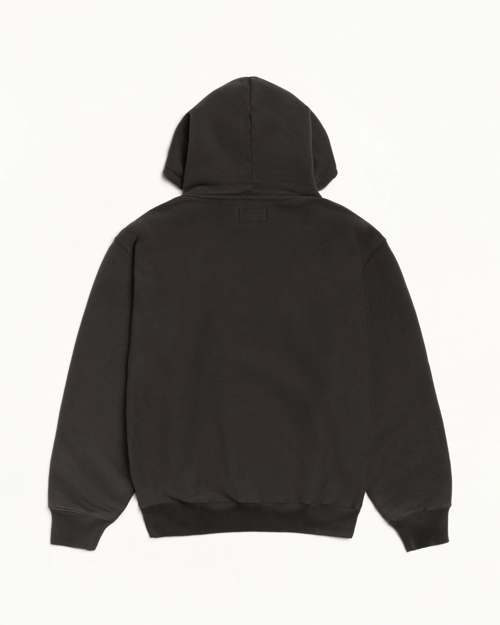 STUSSY APPLIQUE HOOD BLACK