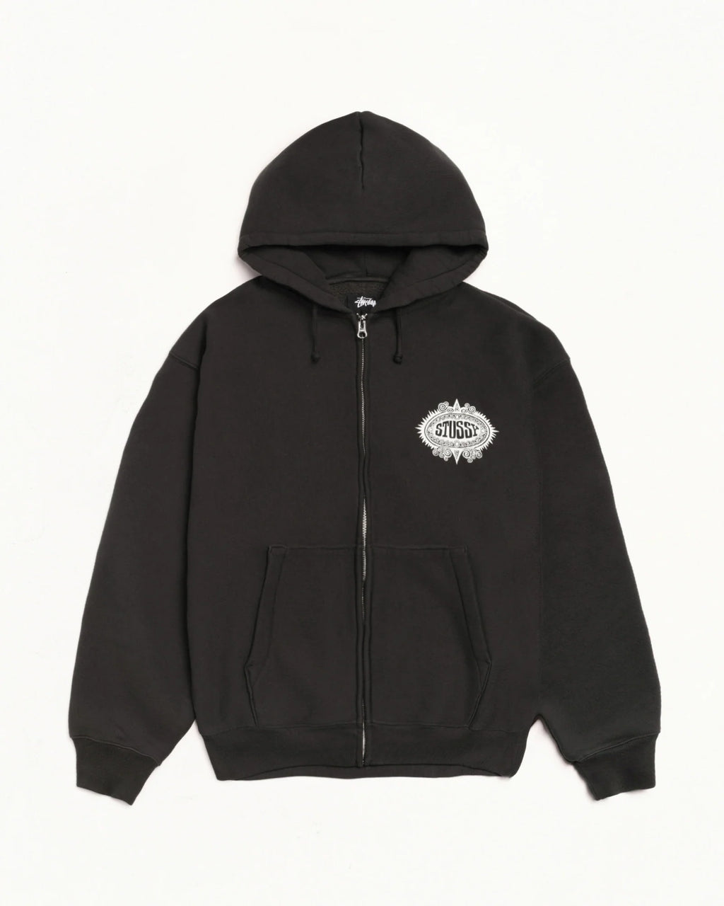 MANTRA ZIP HOOD BLACK