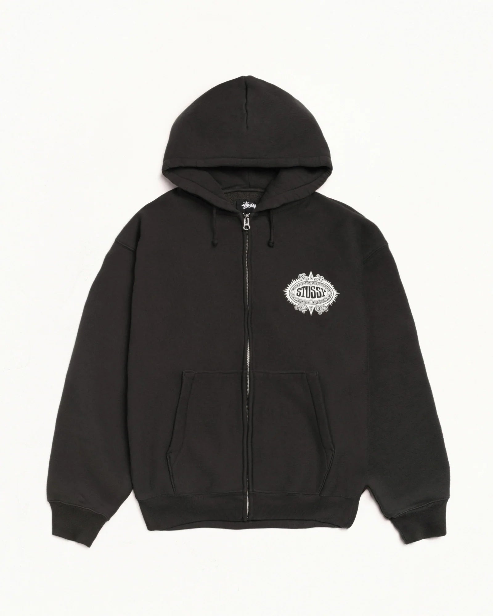 MANTRA ZIP HOOD BLACK
