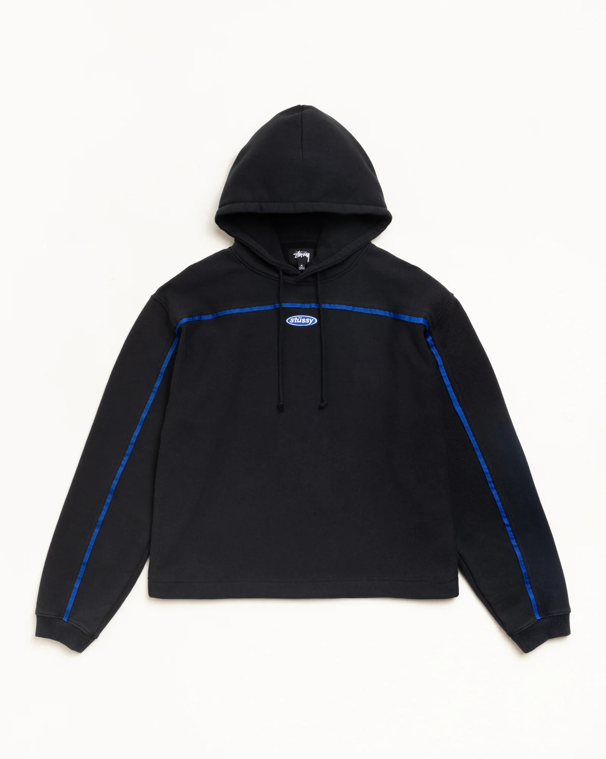 OVAL PULLOVER HOOD BLACK
