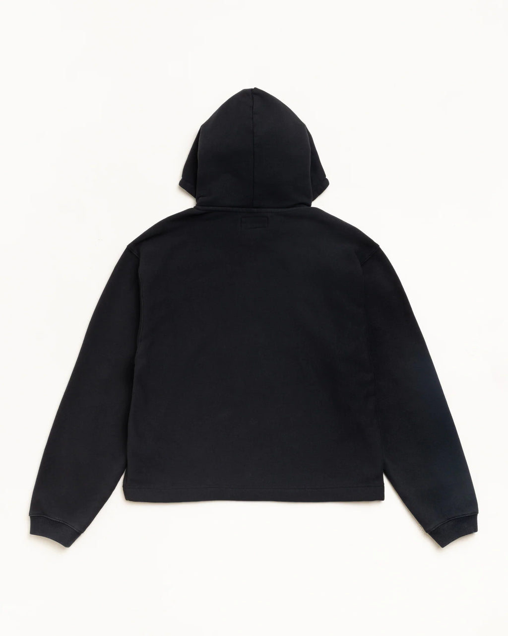 OVAL PULLOVER HOOD BLACK