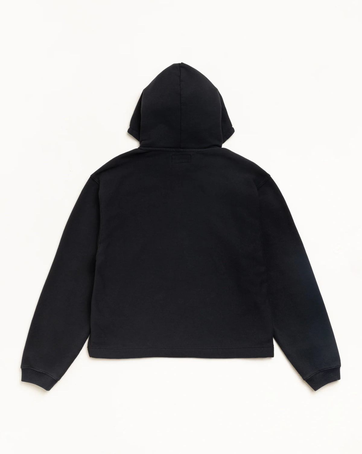 OVAL PULLOVER HOOD BLACK