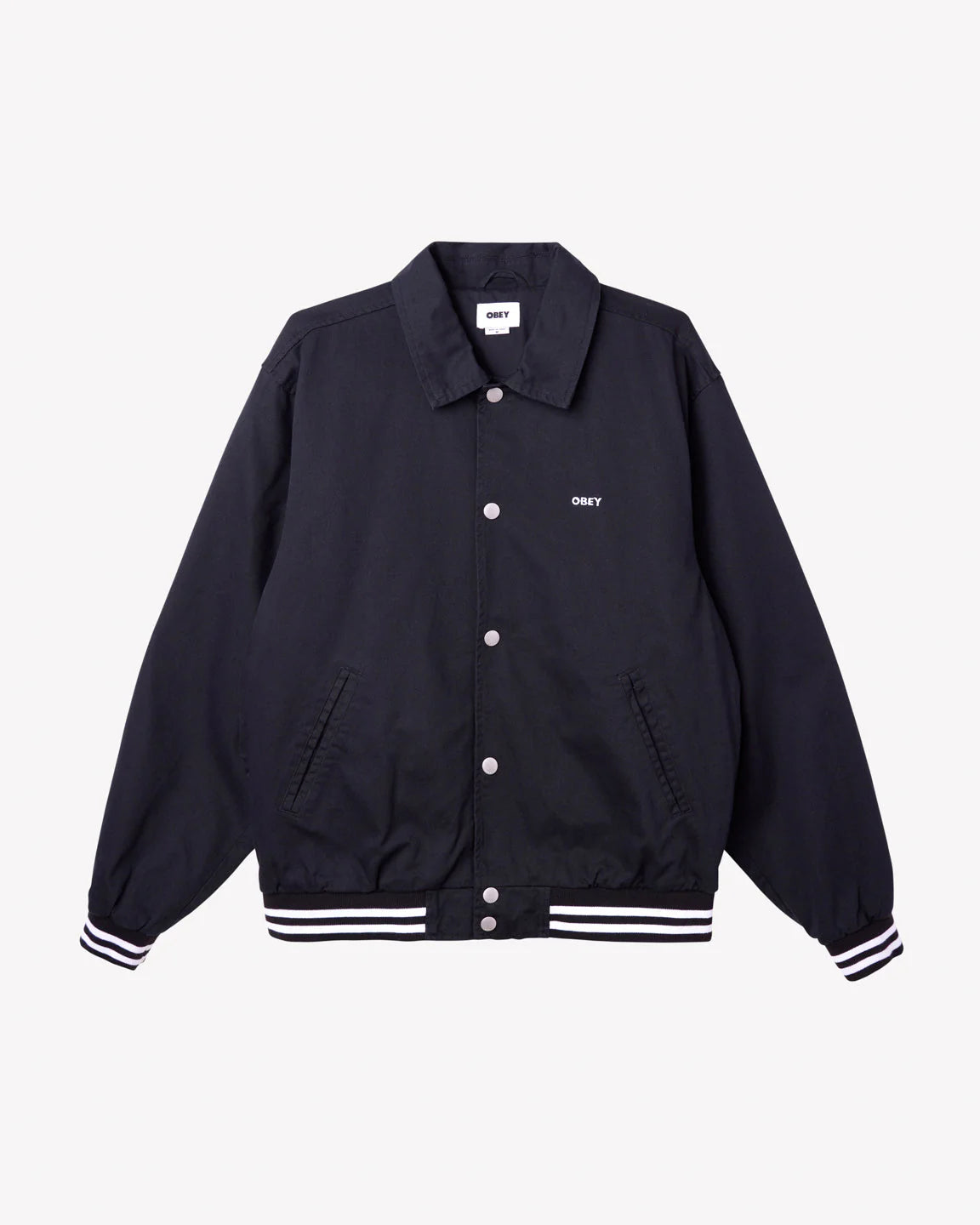 OBEY ICON FACE VARSITY BLACK