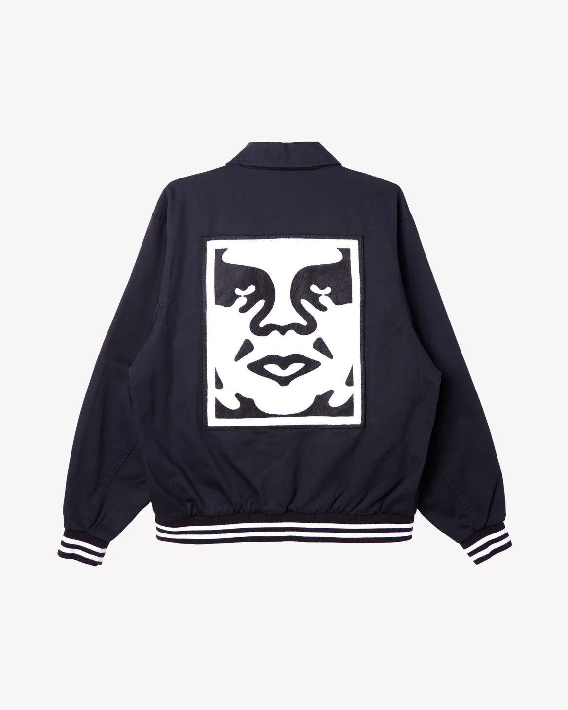 OBEY ICON FACE VARSITY BLACK - Neighborhood