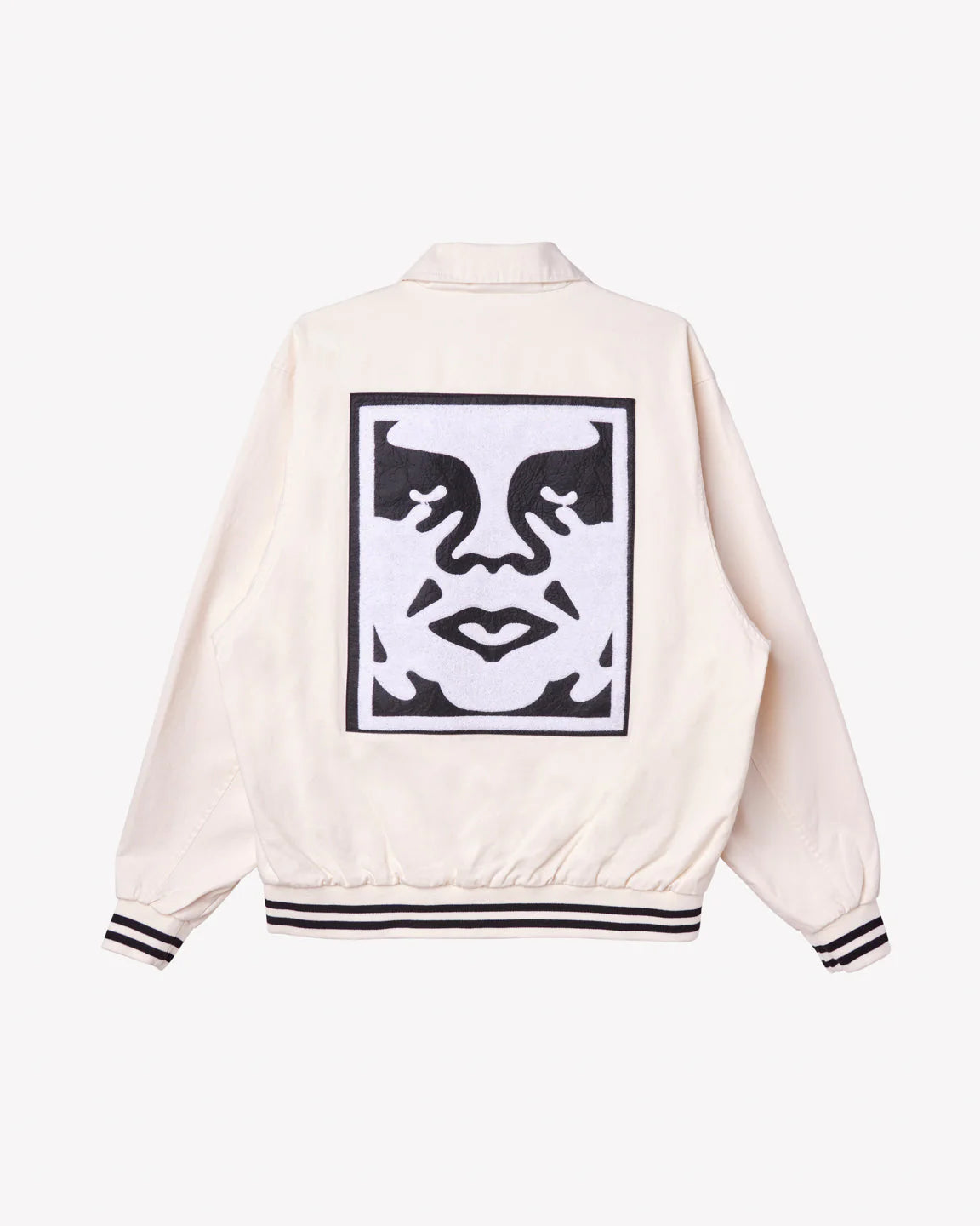 OBEY ICON FACE VARSITY UNBLEACHED