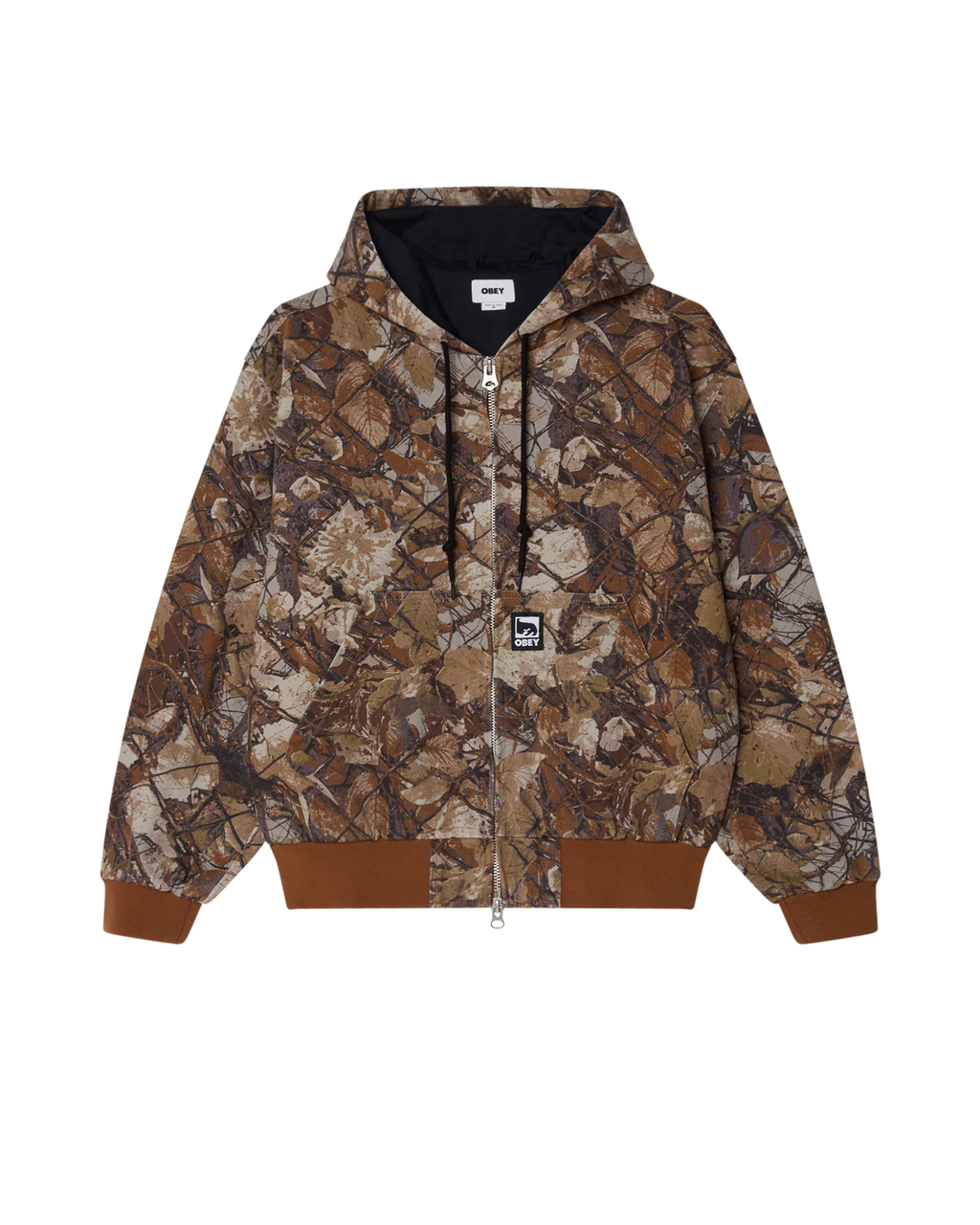 GLEN ZIP UP JACKET FENCE CAMO MULTI