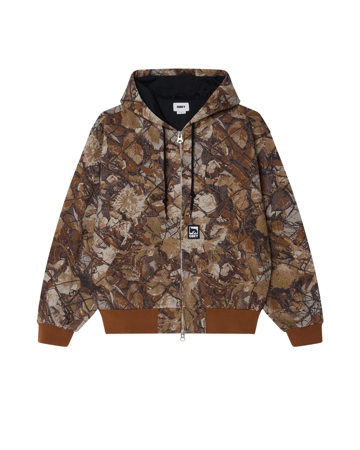 GLEN ZIP UP JACKET FENCE CAMO MULTI