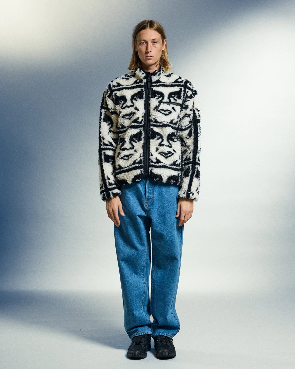 OBEY REPEATED ICON SHERPA JKT