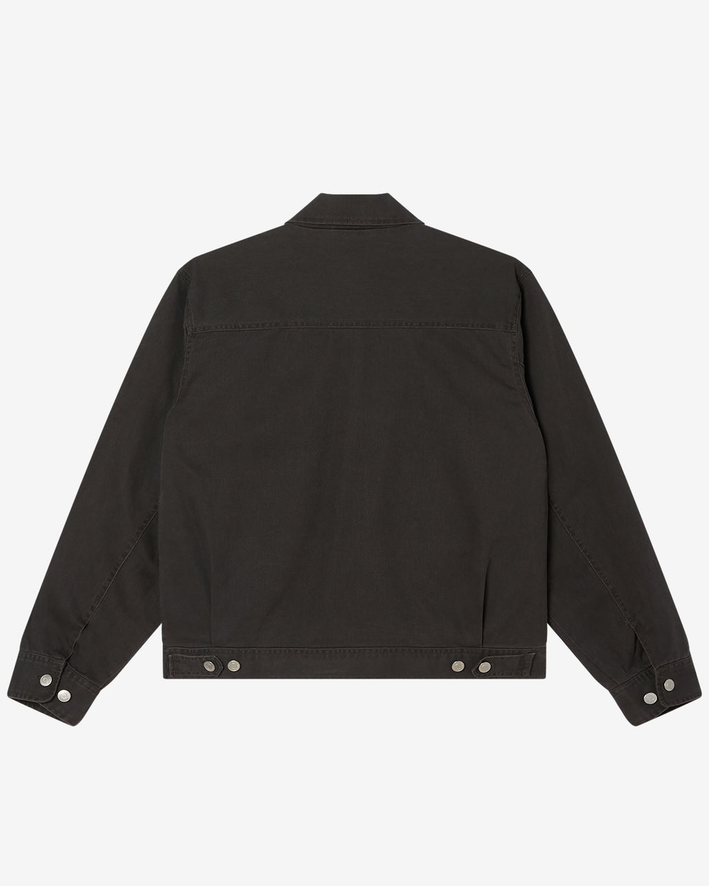 OBEY WALTER WORK JACKET BLACK WASHED