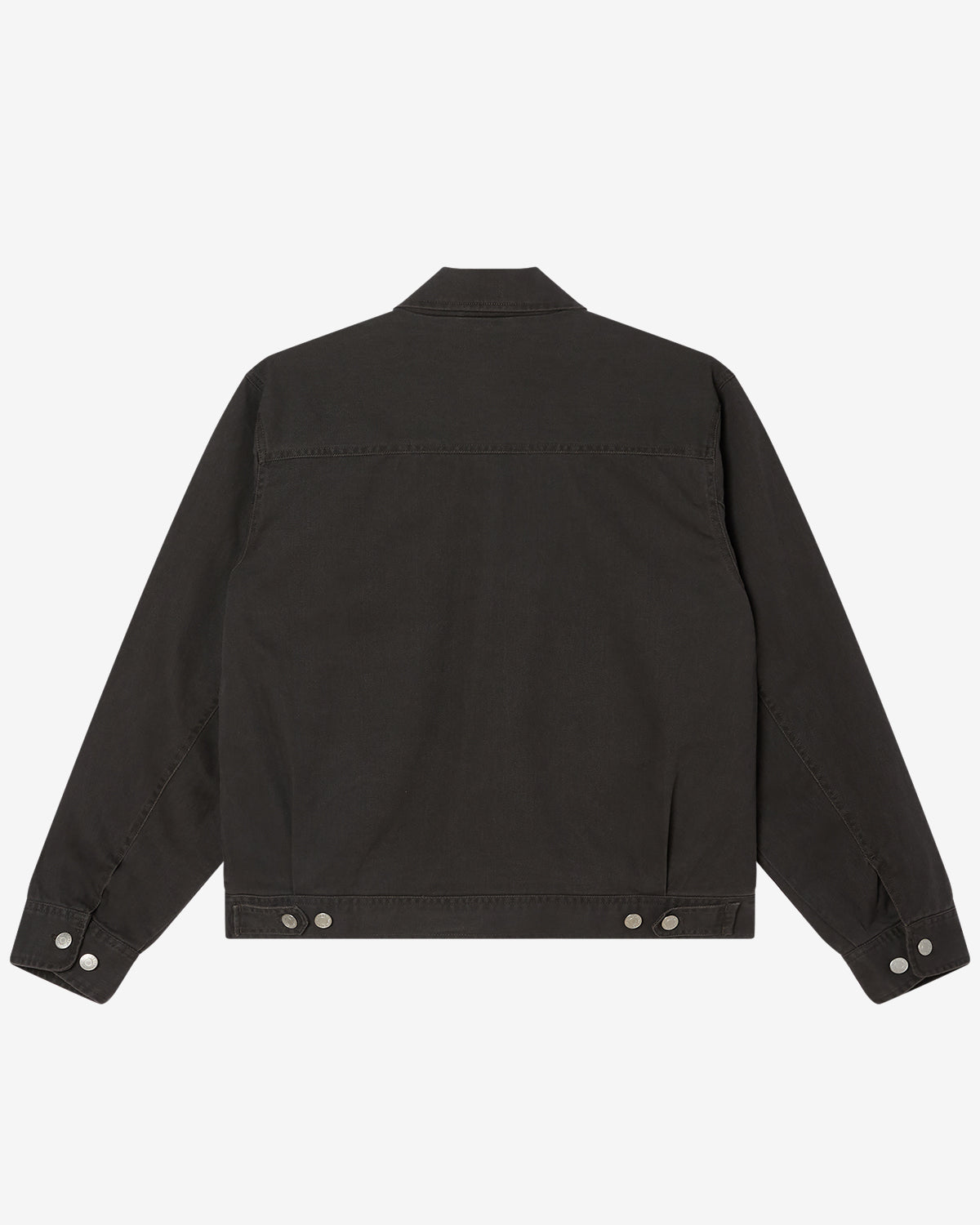 OBEY WALTER WORK JACKET BLACK WASHED
