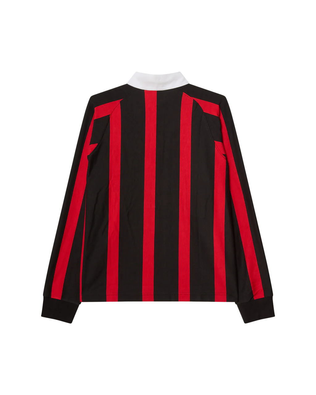 LANDON STRIPE POLO LS BLACK MULTI