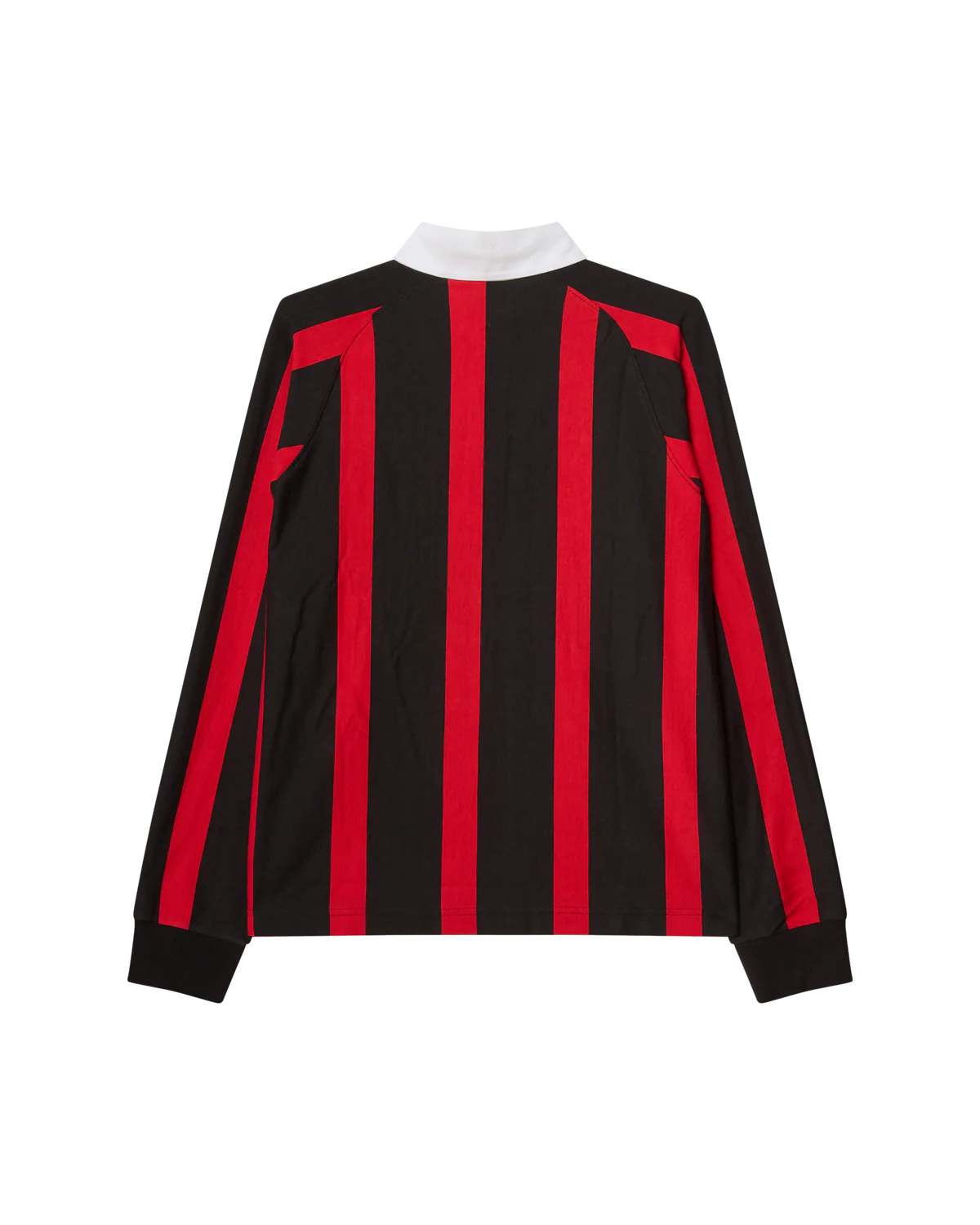 LANDON STRIPE POLO LS BLACK MULTI