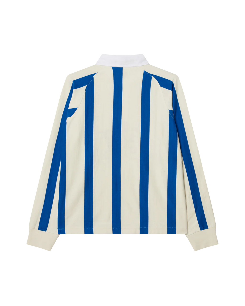 LANDON STRIPE POLO LS WHITE MULTI