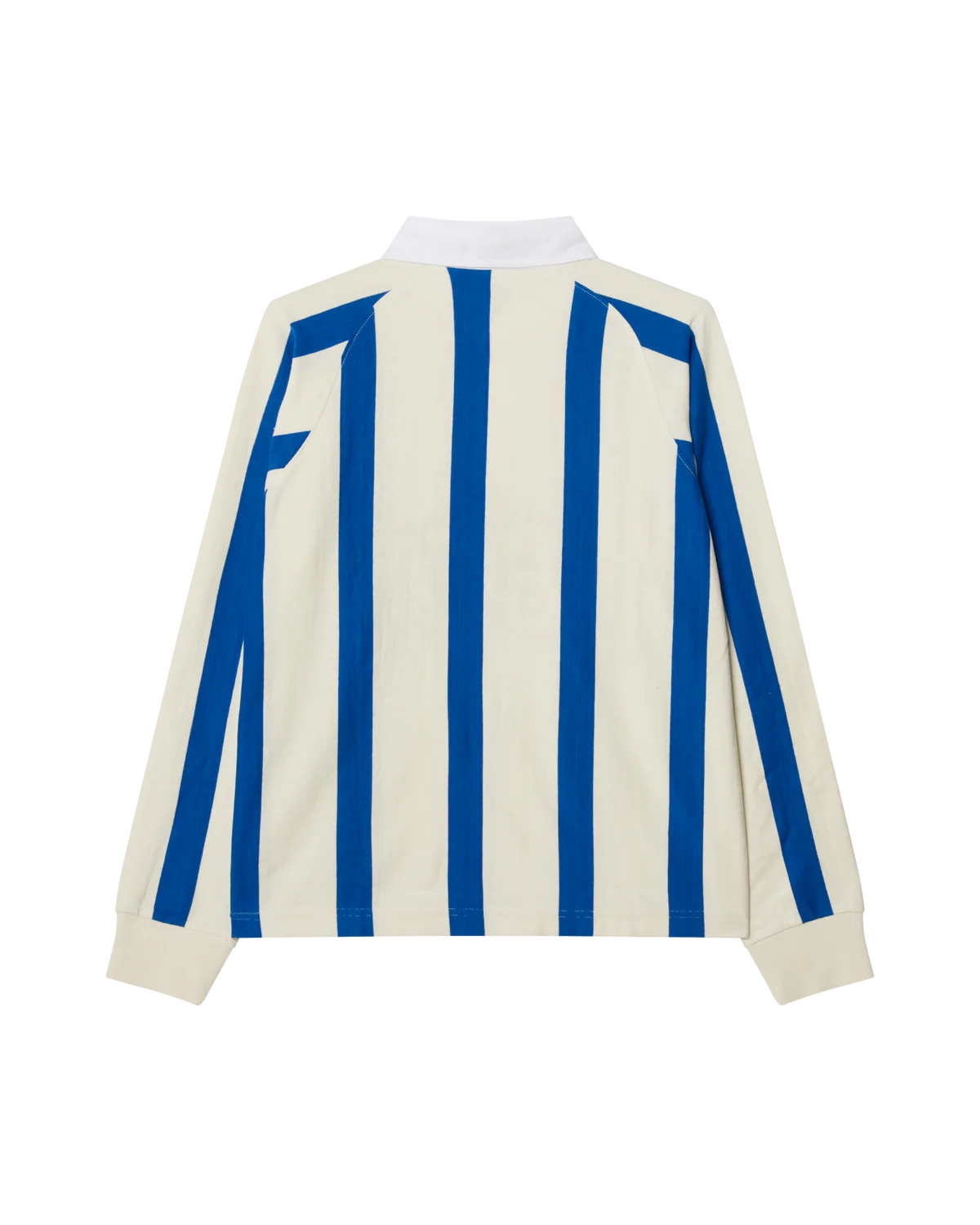 LANDON STRIPE POLO LS WHITE MULTI