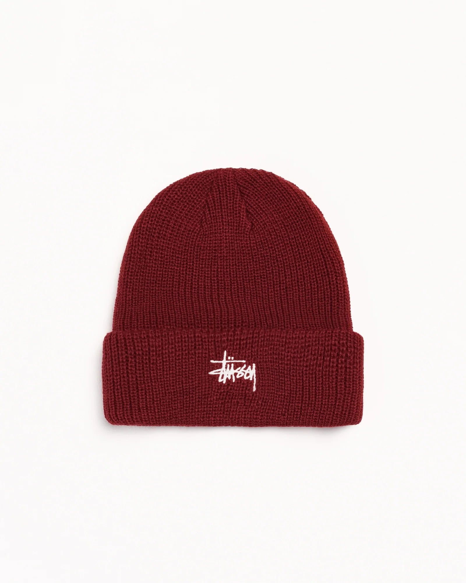 Basic Cuff Beanie Dark Red