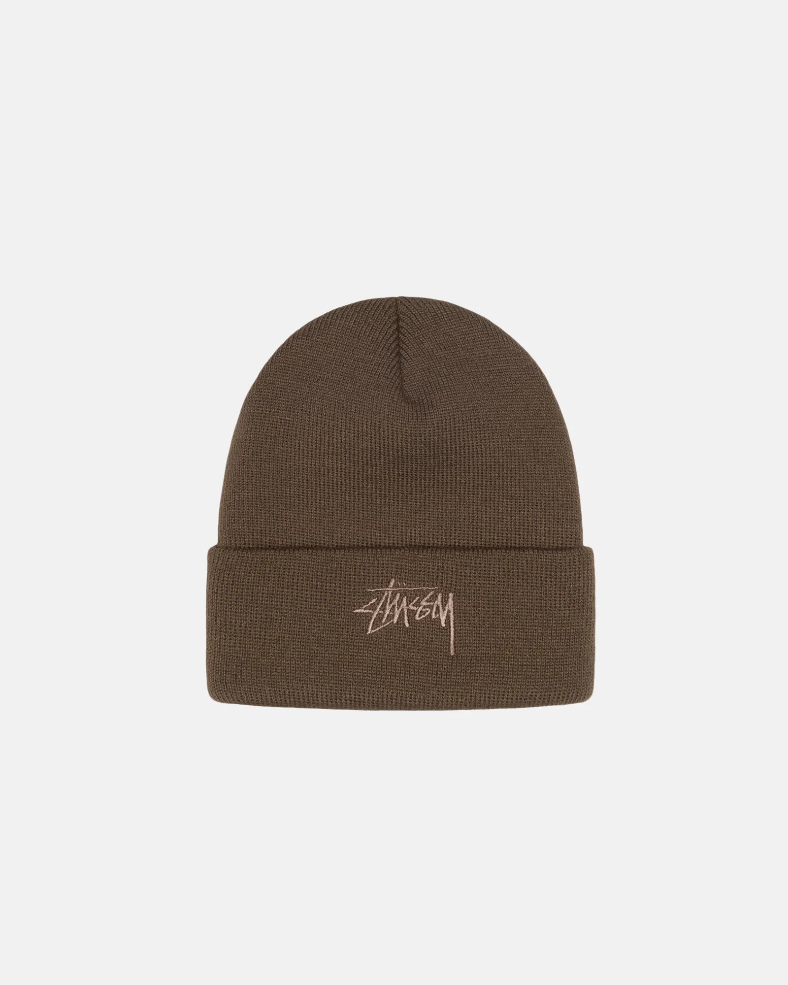 STOCK CUFF BEANIE PALE BROWN