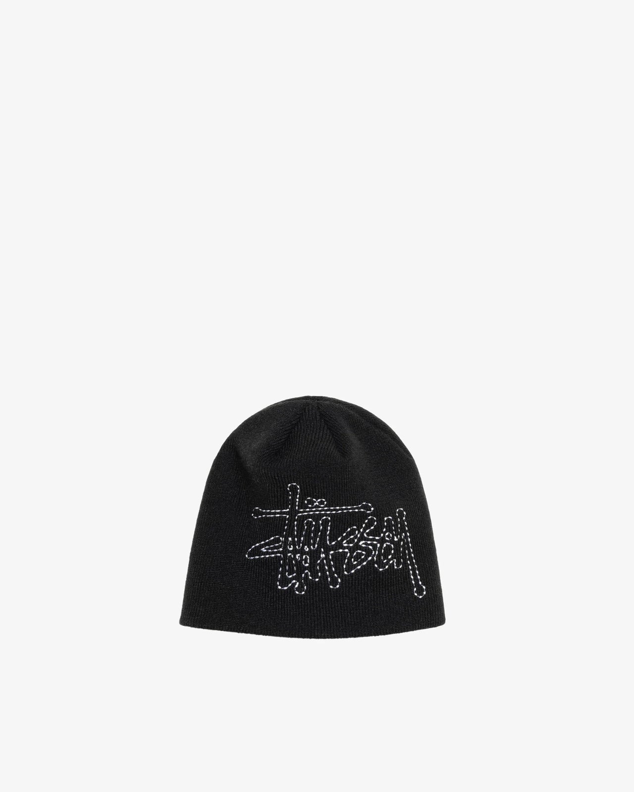 STITCH BASIC LOGO SKULLCAP BLACK