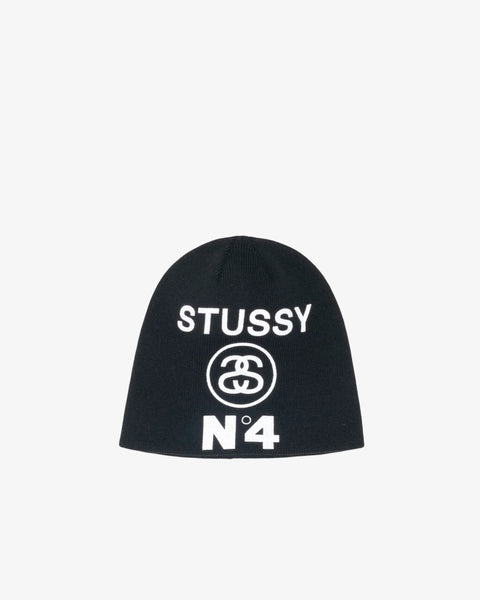 stussy SKULLCAP NUMBER 4 ブラック　black Basic Stüssy Skullcap – Black | Headwear | Stüssy