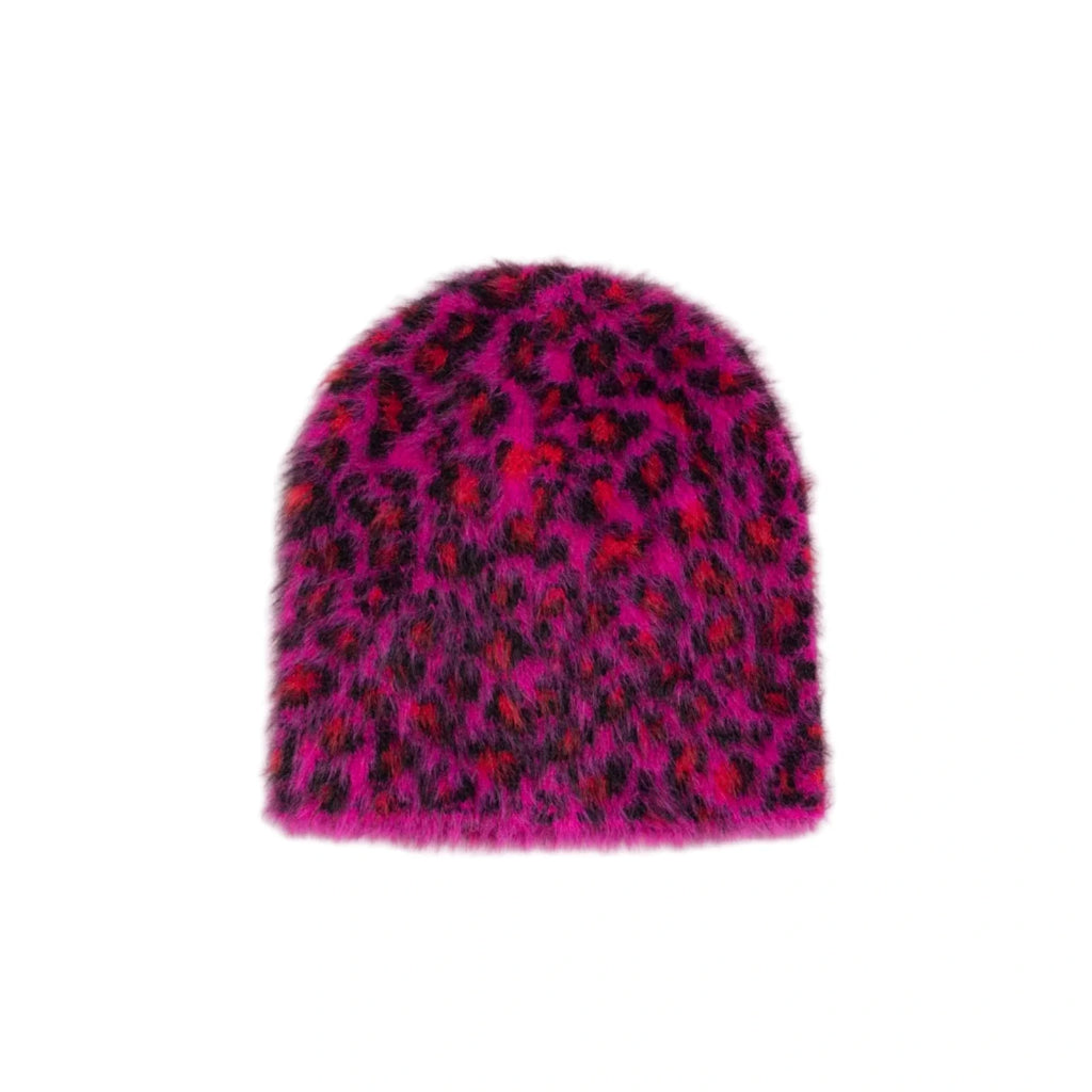 SKULLCAP LEOPARD PATTERN PINK