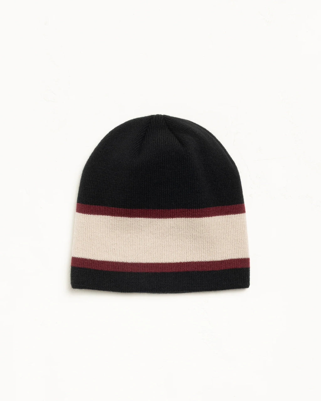 STUSSY SPORT STRIPE SKULLCAP BLACK