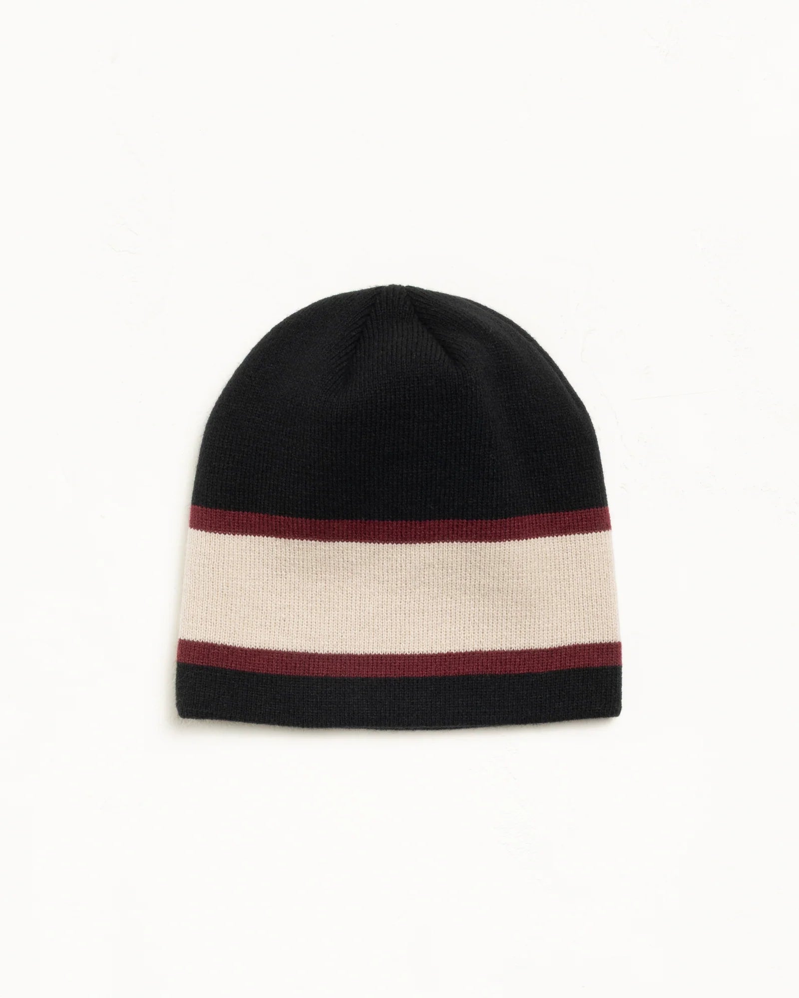 STUSSY SPORT STRIPE SKULLCAP BLACK