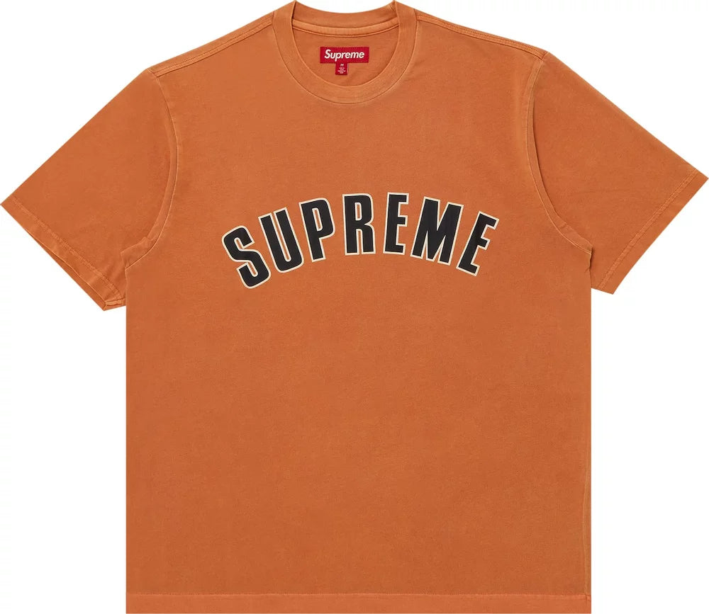 CRACKED ARC S/S TOP ORANGE