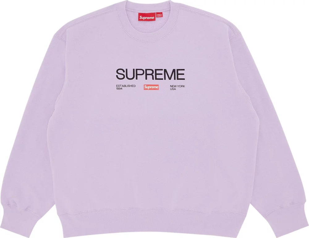 ESTABLIBLISHED CREWNECK VIOLET