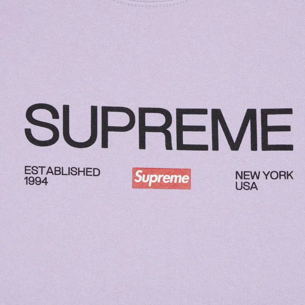 ESTABLIBLISHED CREWNECK VIOLET