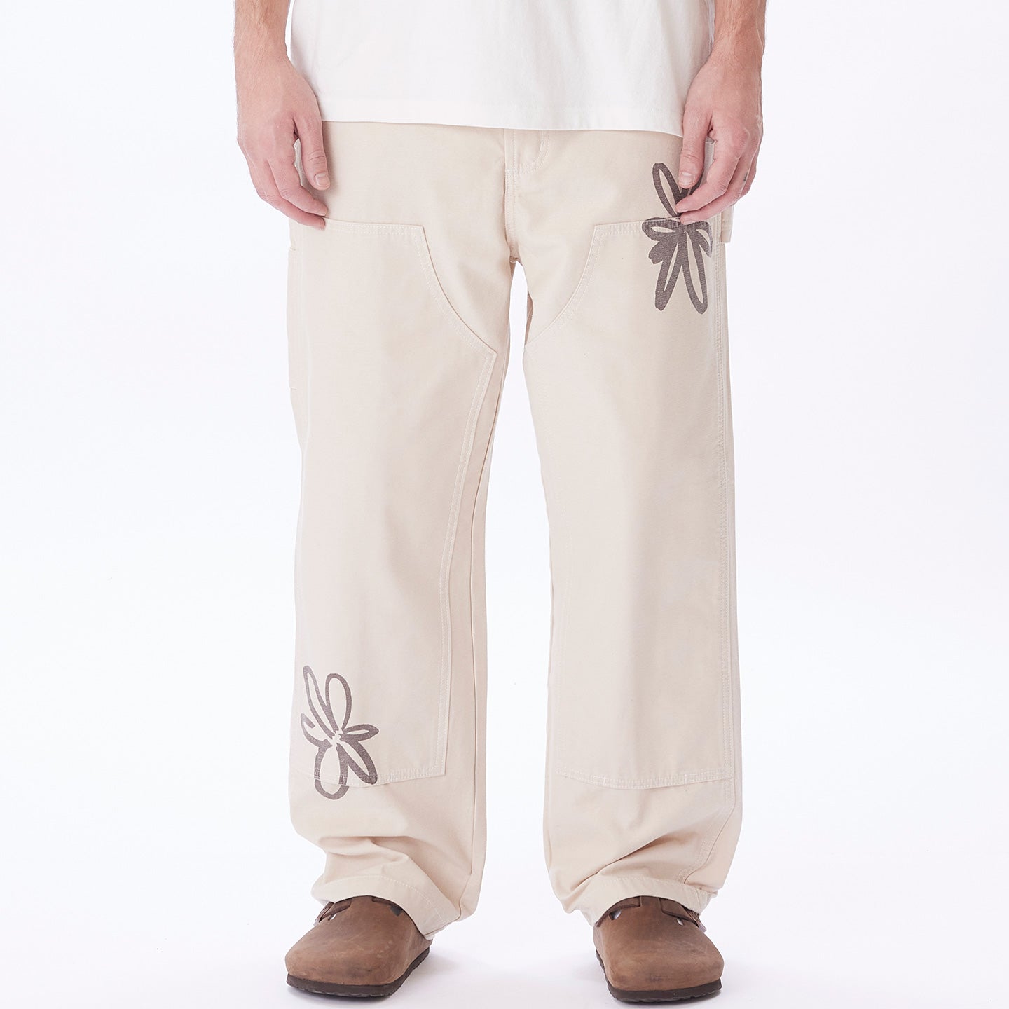 BIG TIMER PRINTED CARPENTER PANT CLAY