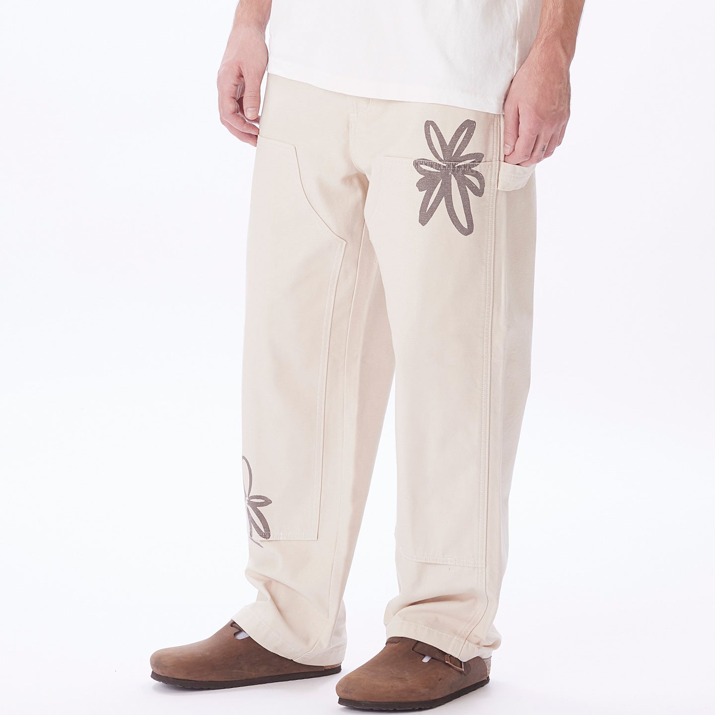 BIG TIMER PRINTED CARPENTER PANT CLAY