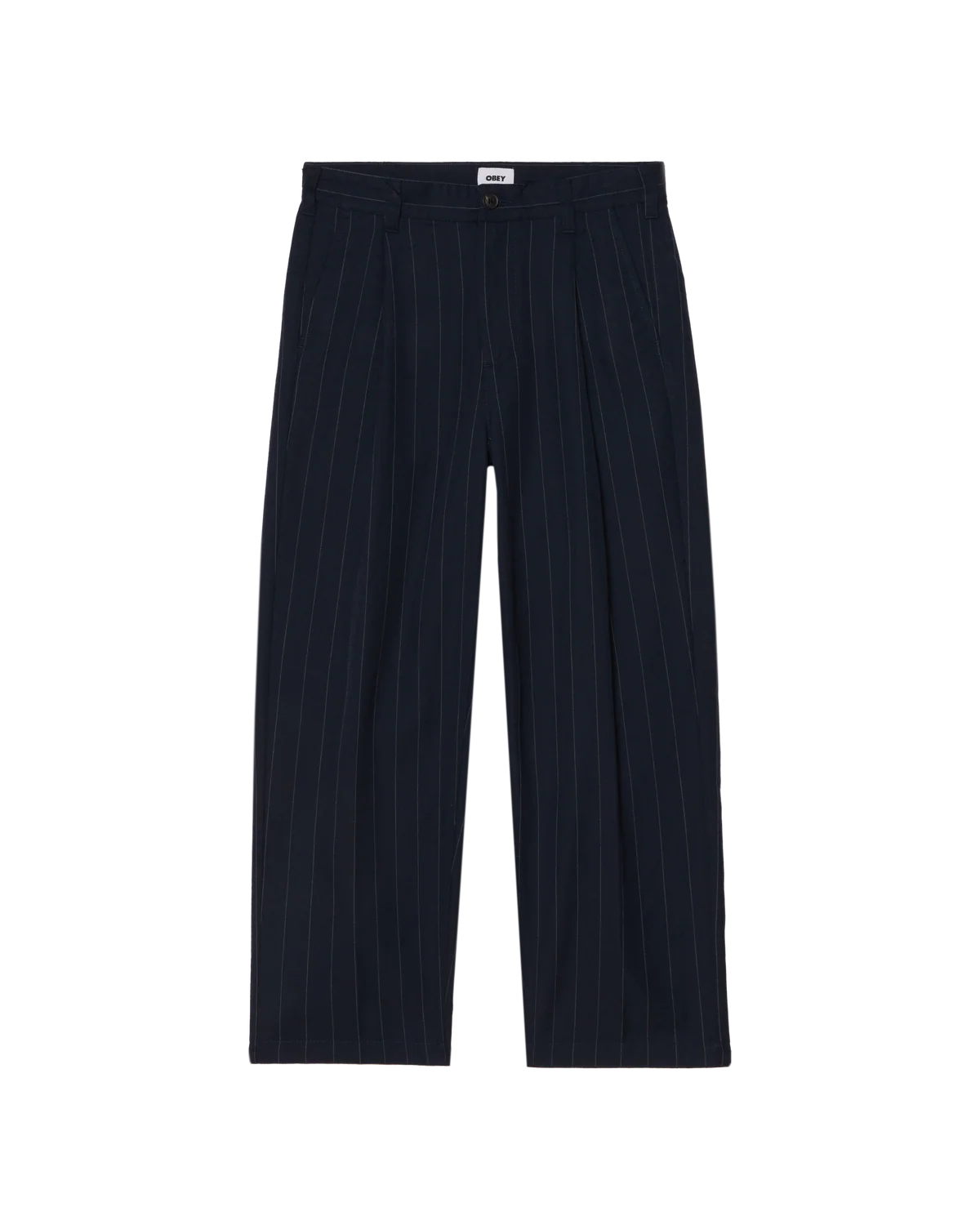 DEAN STRIPE PLEATED PANT MIDNIGHT NAVY MULTI