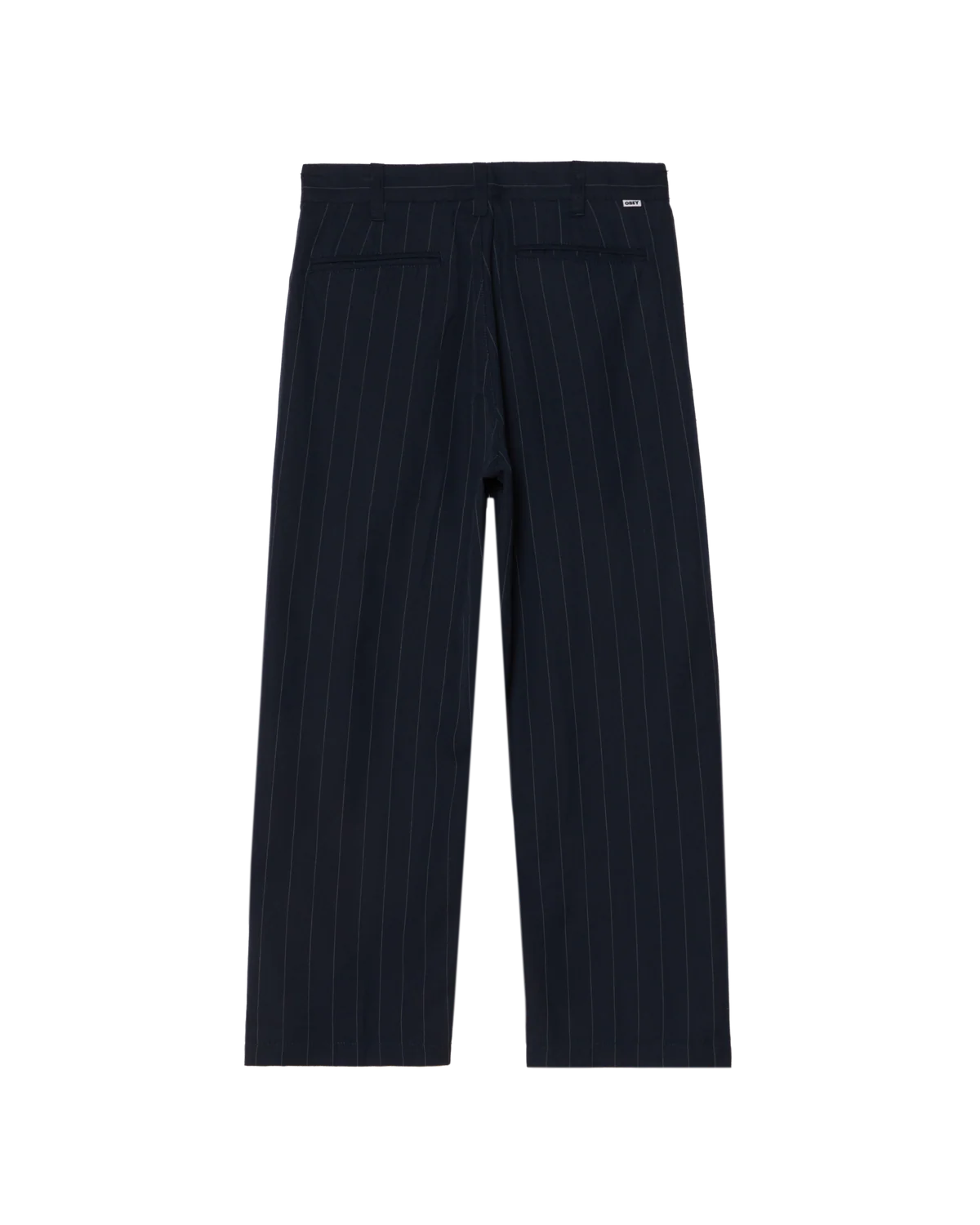 DEAN STRIPE PLEATED PANT MIDNIGHT NAVY MULTI