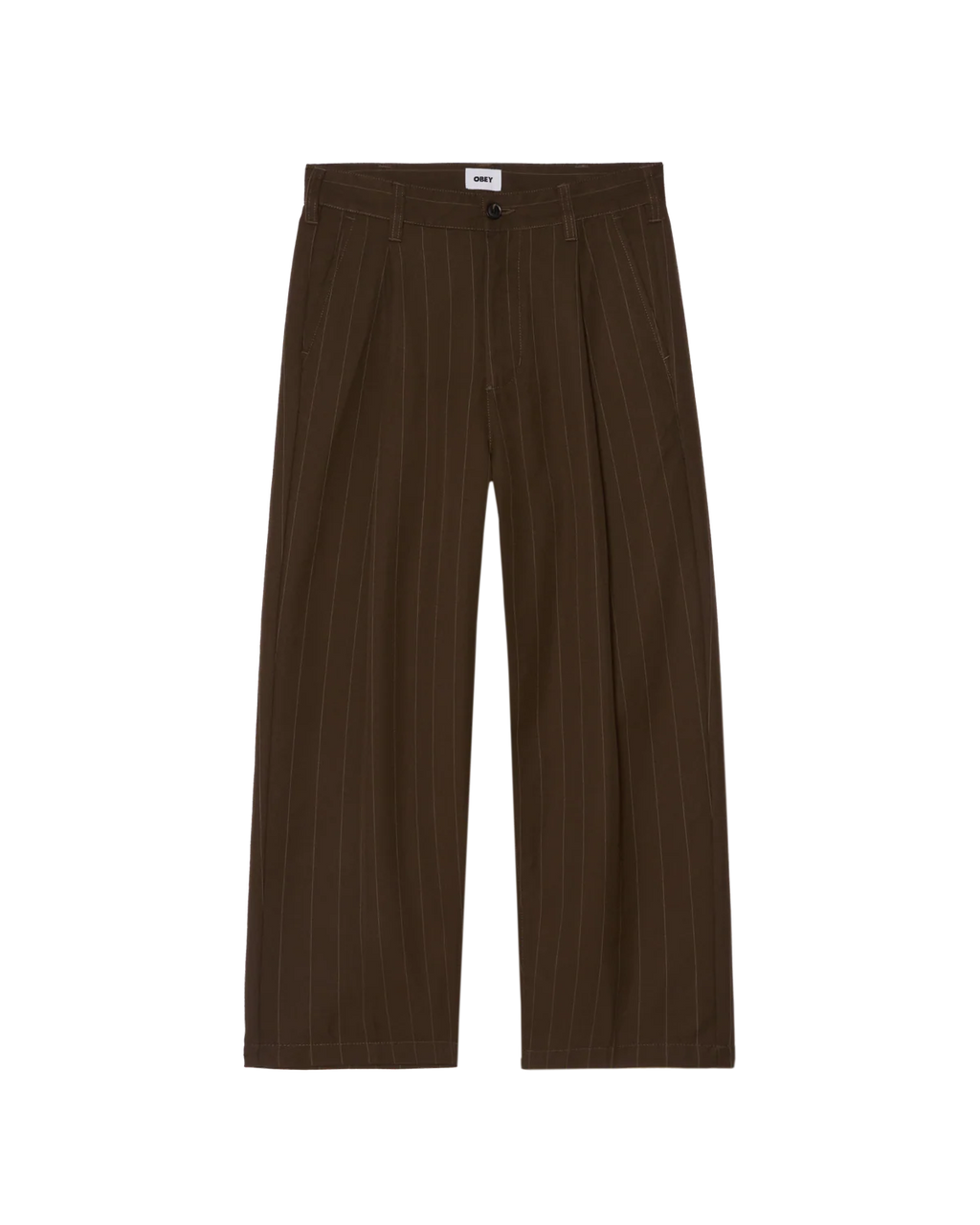 DEAN STRIPE PLEATED PANT WREN MULTI