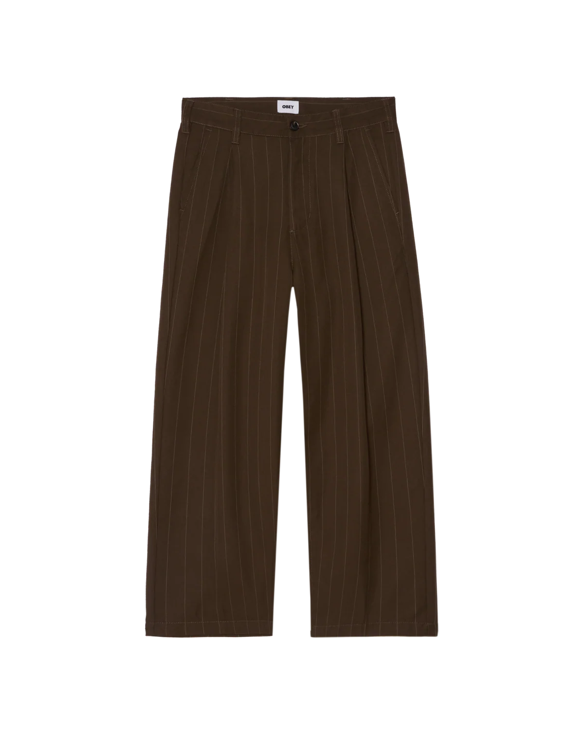 DEAN STRIPE PLEATED PANT WREN MULTI