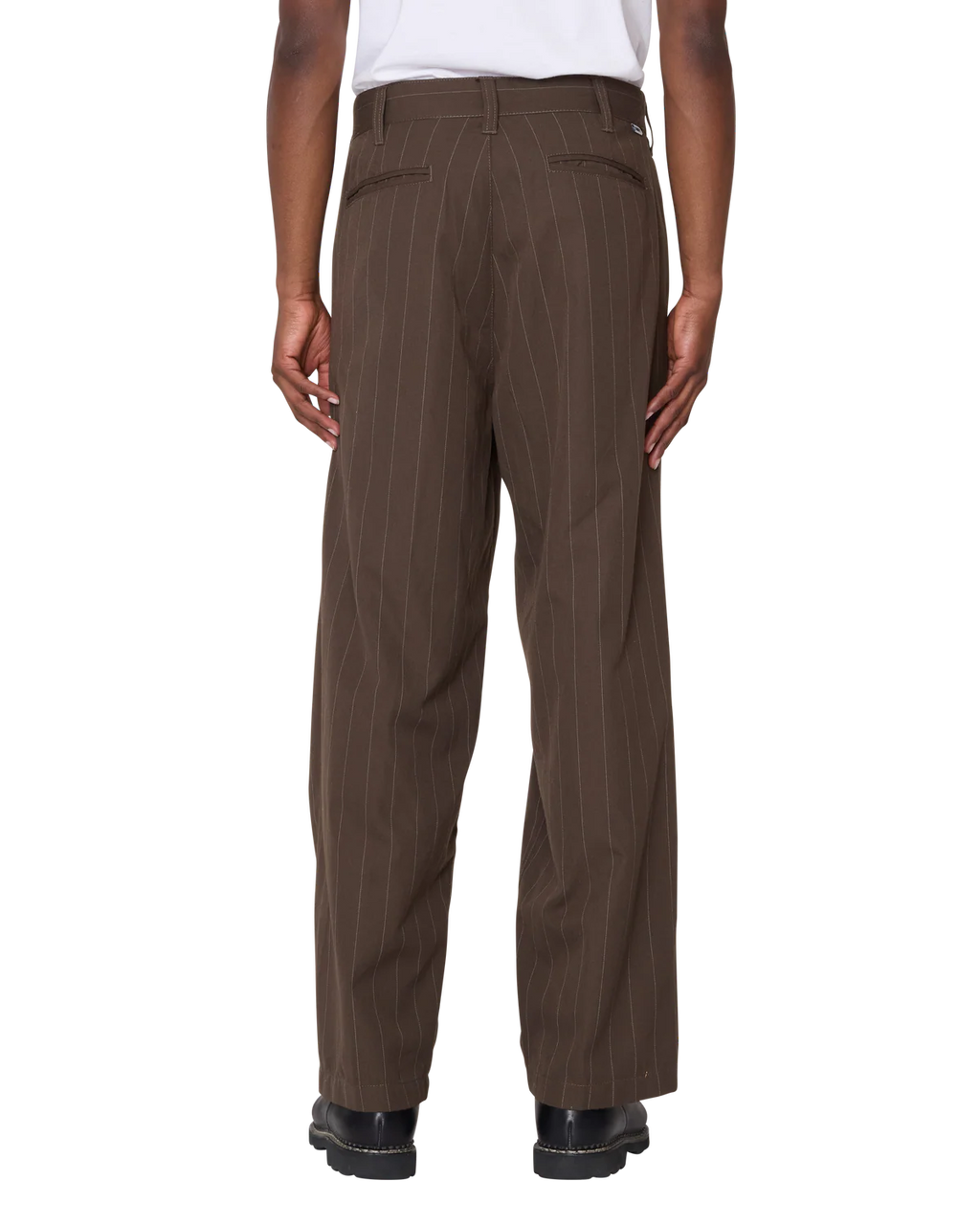 DEAN STRIPE PLEATED PANT WREN MULTI