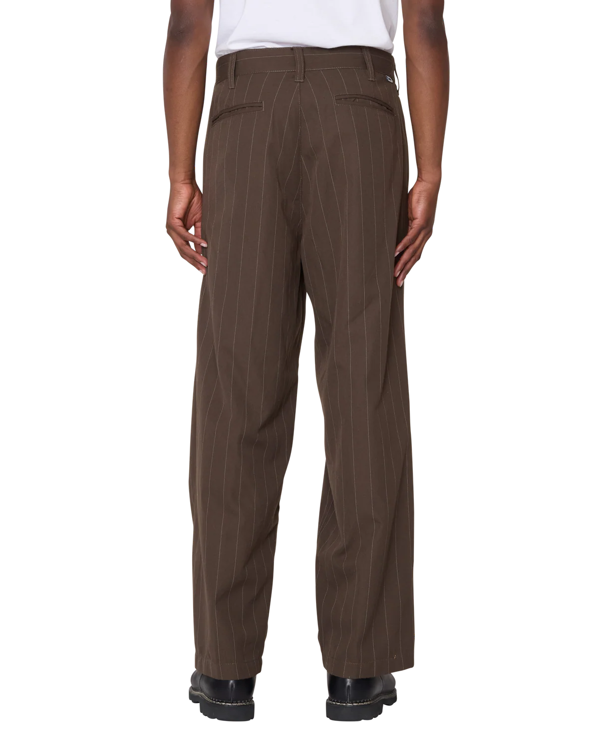 DEAN STRIPE PLEATED PANT WREN MULTI