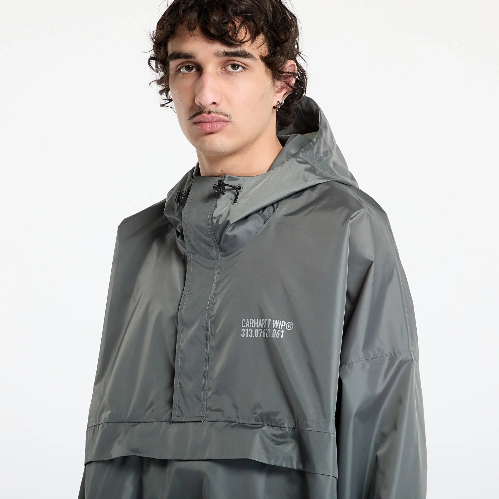 Tour Packable Rain Poncho Smoke green