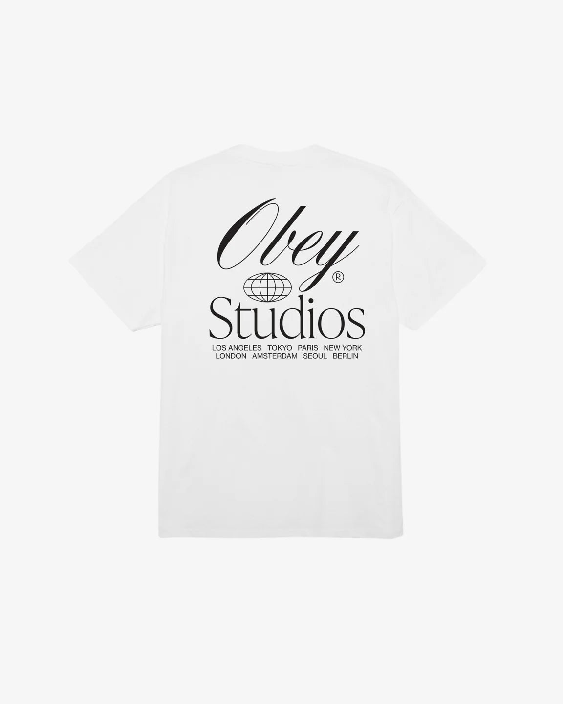 OBEY STUDIOS WORLDWIDE WHITE TEE