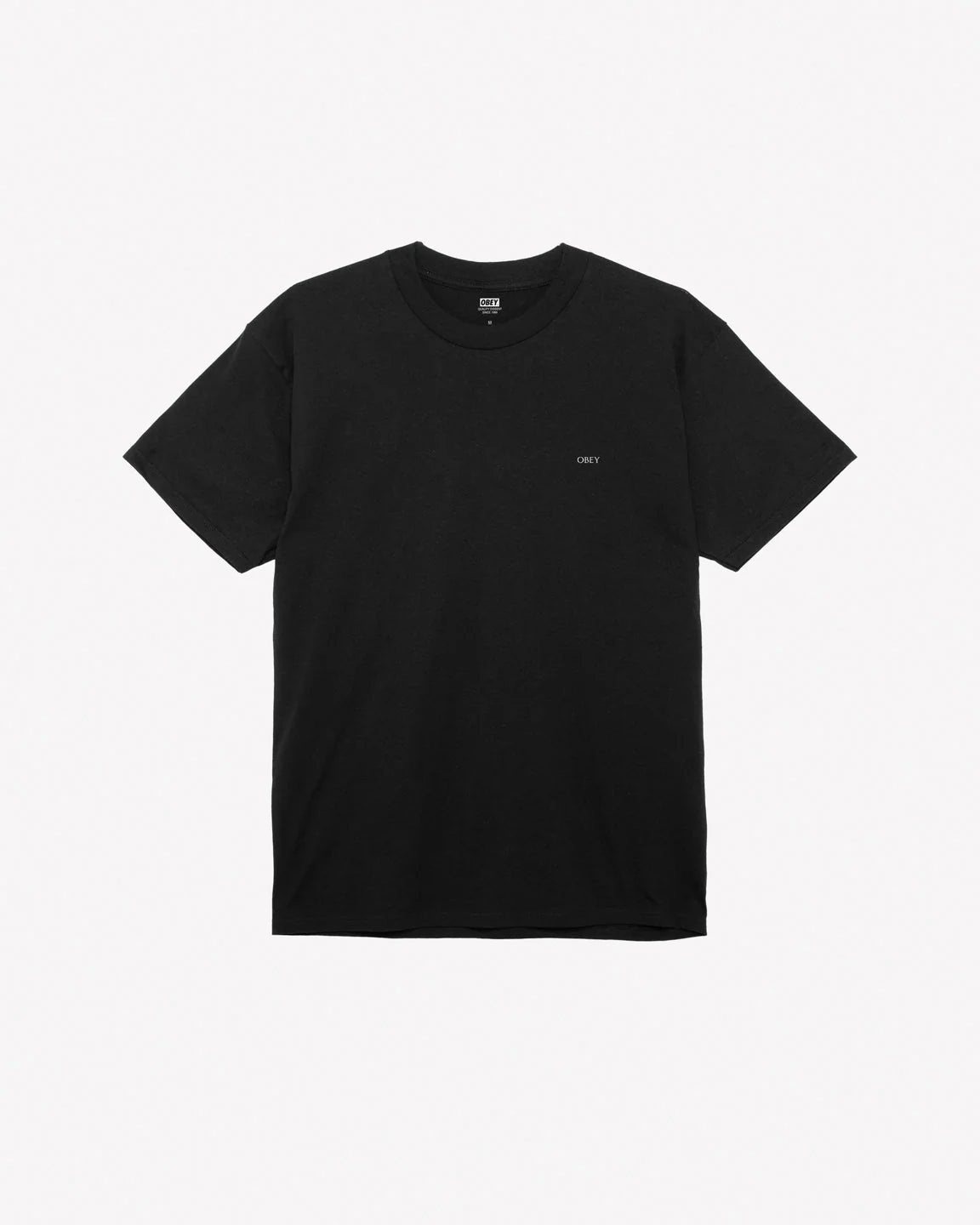 OBEY RIPPED ICON BLACK TEE