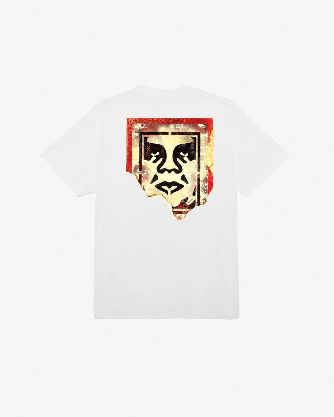 OBEY RIPPED ICON WHITE TEE