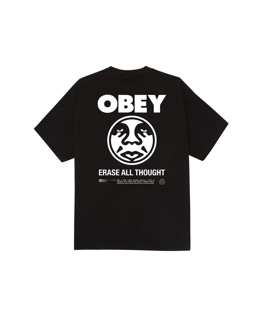 ERASE ALL THOUGHT CLASSIC T-SHIRT BLACK