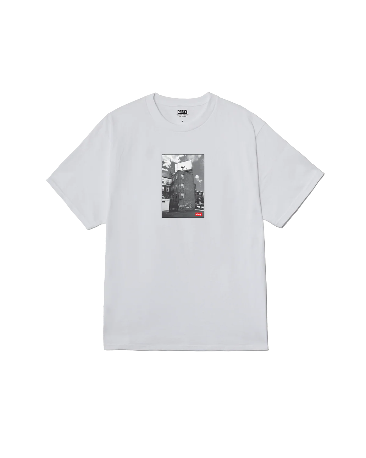 OBEY BOSTON BILLBOARD WHITE