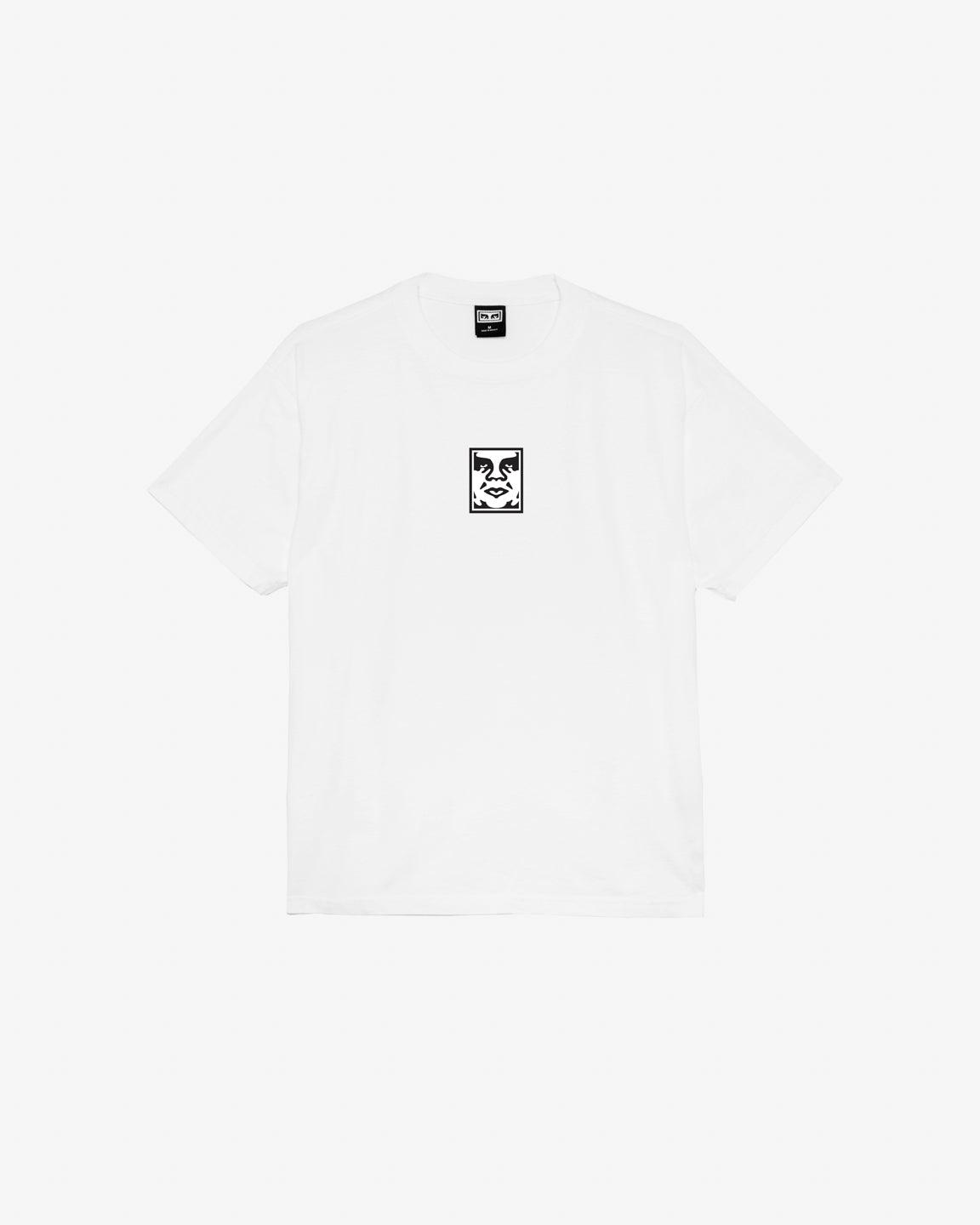 OBEY BOLD ICON HEAVYWEIGHT TEE HEATHER GREY