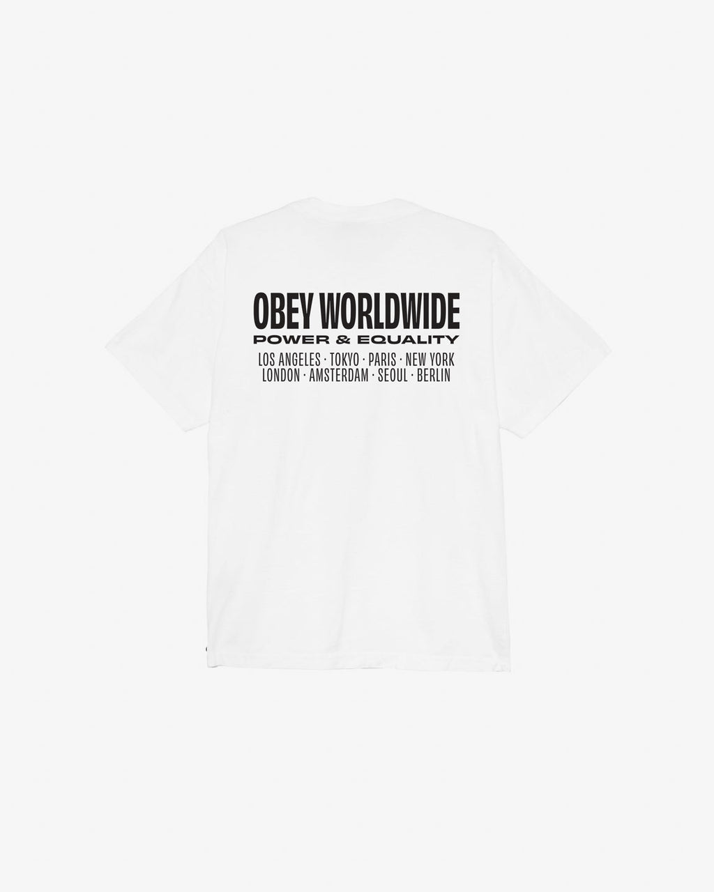OBEY WORLDWIDE POWER & EQUALITY WHITE