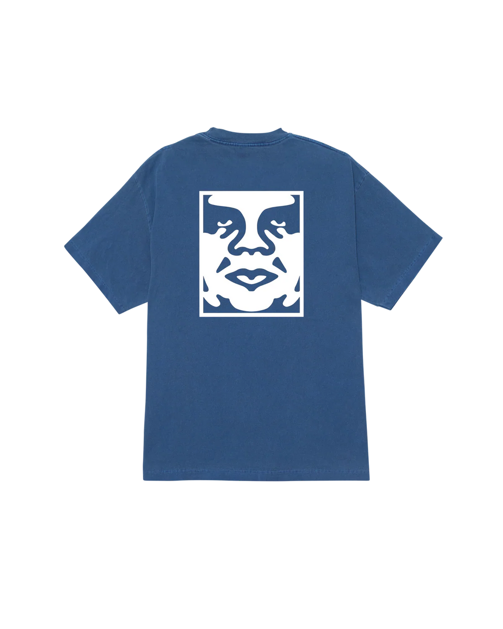OBEY BOLD ICON FACE PIGMENT T-SHIRT DARK DENIM