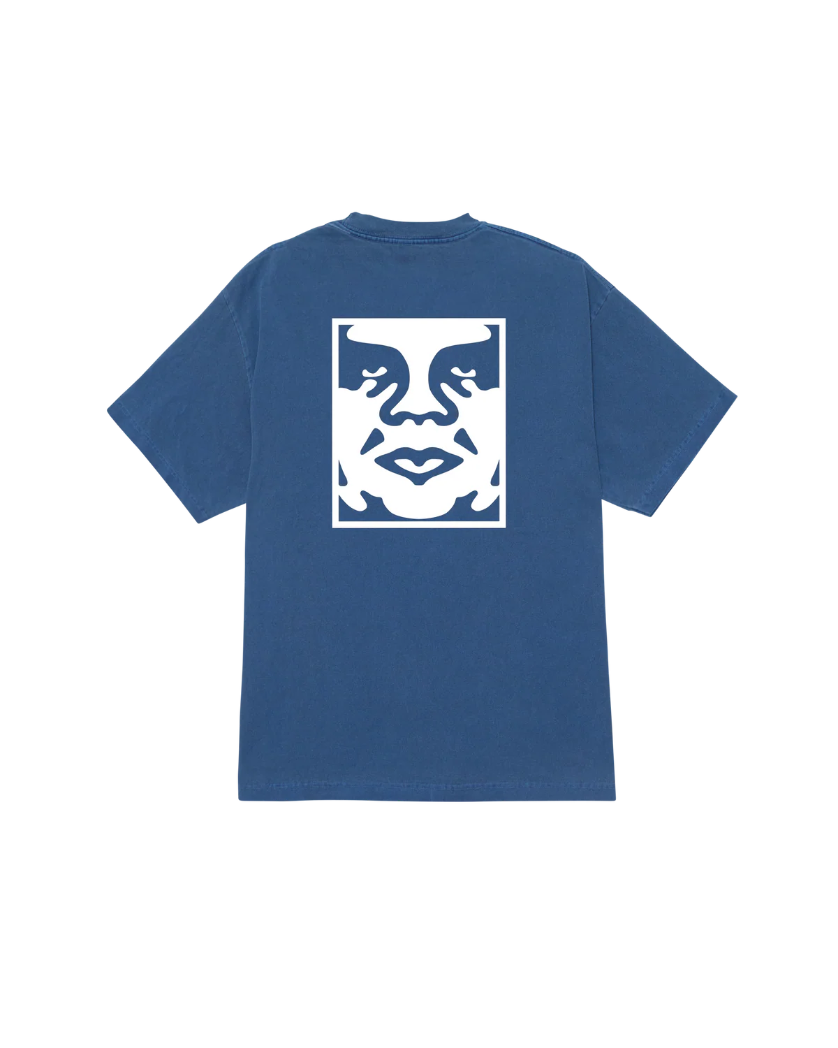 OBEY BOLD ICON FACE PIGMENT T-SHIRT DARK DENIM