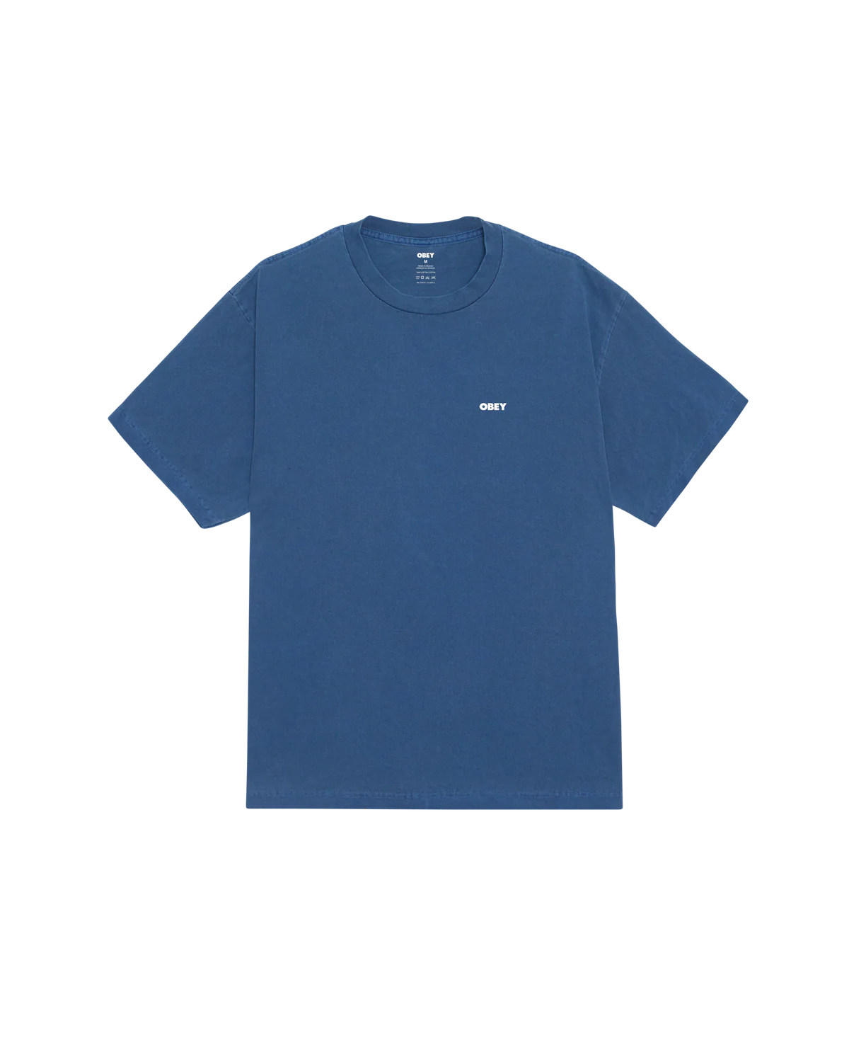 OBEY BOLD ICON FACE PIGMENT T-SHIRT DARK DENIM