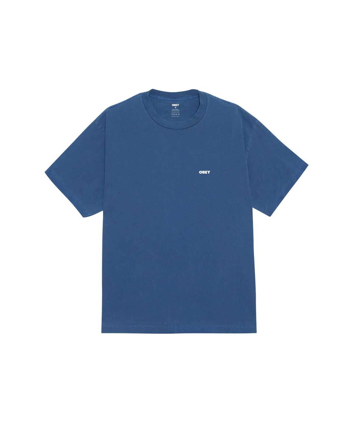 OBEY BOLD STAR PIGMENT T-SHIRT DARK DENIM