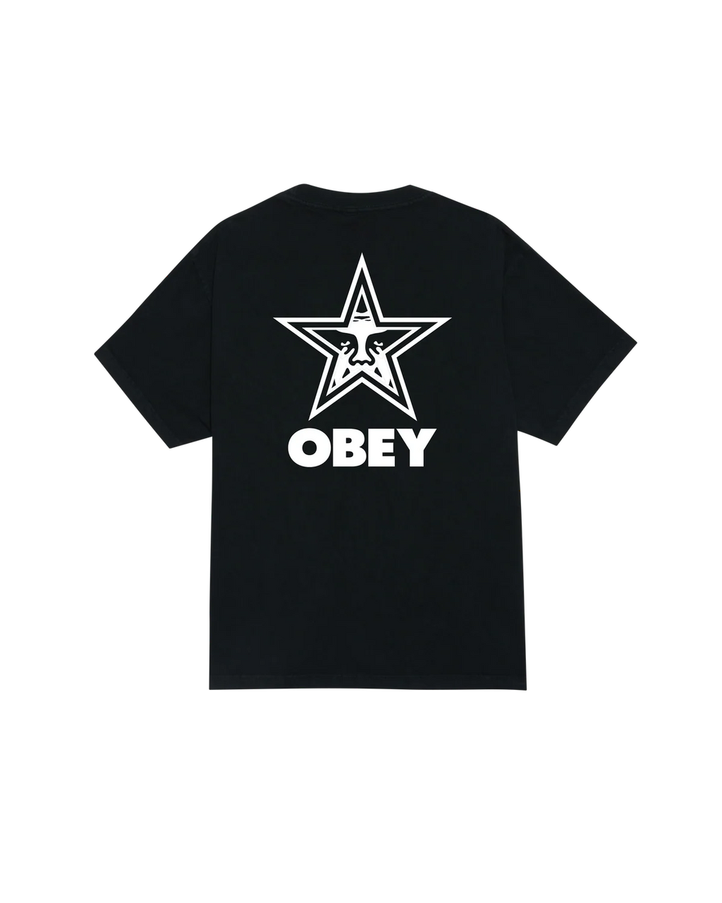 OBEY BOLD STAR PIGMENT T-SHIRT VINTAGE BLACK