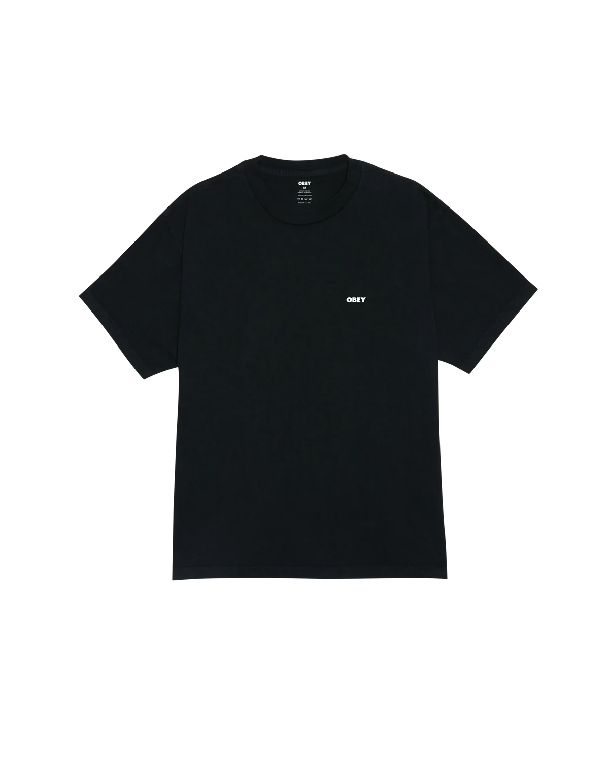 OBEY BOLD STAR PIGMENT T-SHIRT VINTAGE BLACK